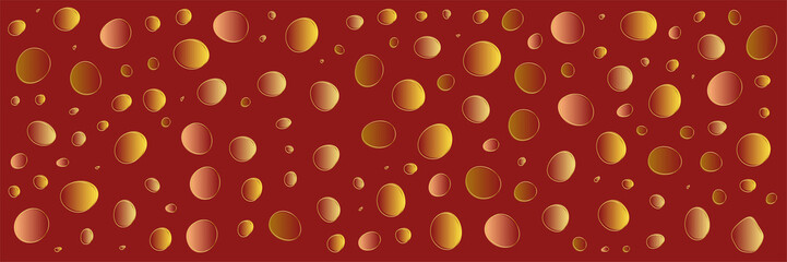 Abstract circles background. Colorful rounded geometric shapes. Minimal modern design. Vector backdrop texture or pattern. Golden Simple aesthetic elements. 