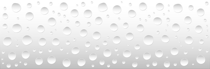Water drops on glass. Abstract circles background. Colorful rounded geometric shapes. Minimal modern design. Vector backdrop texture or pattern. 