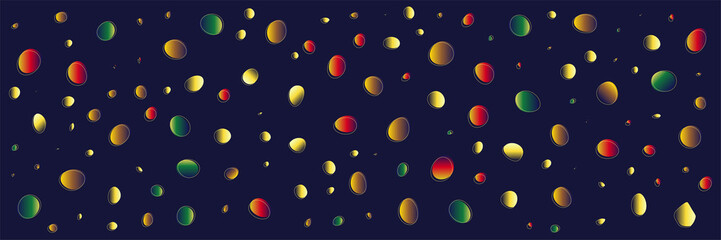 Abstract circles background. Colorful rounded geometric shapes. Minimal modern design. Vector backdrop texture or pattern. Tiny jewelry and gems. 