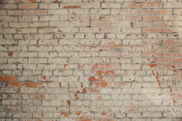 Brick wall.