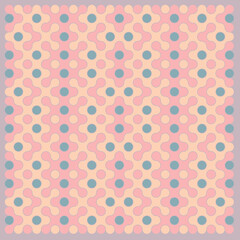 Multicolor truchet tiling connections illustration