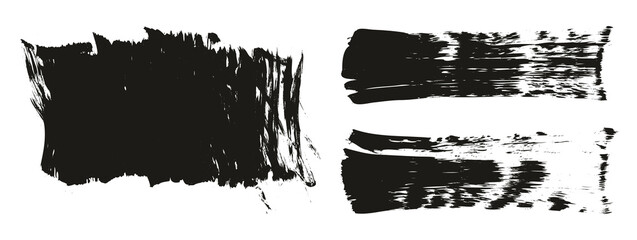 Flat Fan Brush Thick Long Background & Straight Lines Mix High Detail Abstract Vector Background Mix Set 