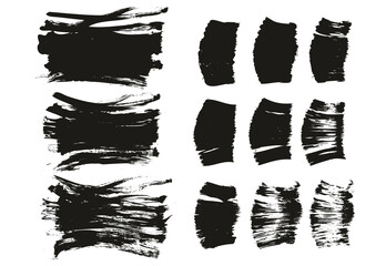 Flat Fan Brush Thick Long Background & Straight Lines Mix High Detail Abstract Vector Background Mix Set 