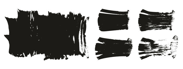 Flat Fan Brush Thick Long Background & Straight Lines Mix High Detail Abstract Vector Background Mix Set 