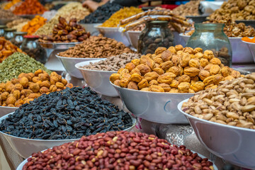 Markt, Trockenfrüche