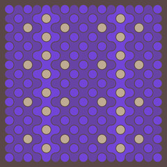 Multicolor truchet tiling connections illustration