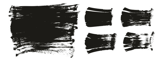 Flat Fan Brush Thick Long Background & Straight Lines Mix High Detail Abstract Vector Background Mix Set 