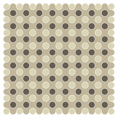 Multicolor truchet tiling connections illustration