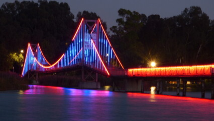 bridge at night