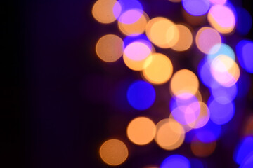 abstract christmas lights