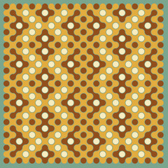 Multicolor truchet tiling connections illustration