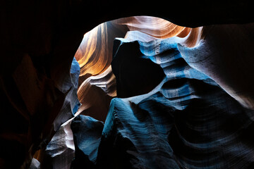 The beautiful Antelope Canyon colors © Richard Nantais