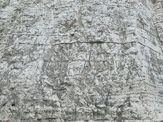 Seven sisters chalk cliff in East Sussex in England