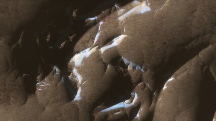 Stone textures. Dark orange banner. Abstract rock background. Macro detail of the rock.
