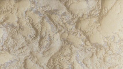 View of the 3d rendering realistic planet mars surface from space.
