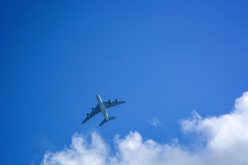 airplane in the sky