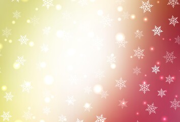 Dark Multicolor vector background in Xmas style.