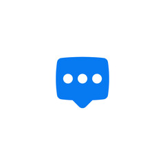 Message flat line icon. linear style sign for mobile concept and web design. Outline vector icon. Symbol, logo illustration. Vector graphic