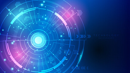 Hi-tech digital technology futuristic circuit digital. Abstract futuristic design. artificial intelligence. Modern futuristic design. Abstract technology vector illustration background.