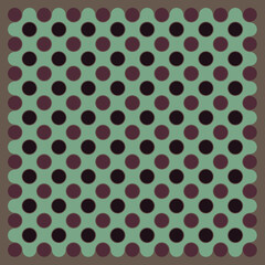 Fototapeta na wymiar Multicolor truchet tiling connections illustration