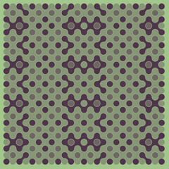 Multicolor truchet tiling connections illustration