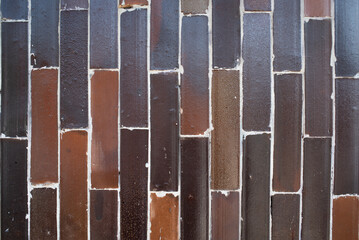 texture of brown brick wall