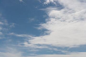 blue sky with clouds