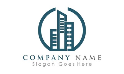Obraz premium brand apartment home logo vector