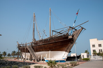 Fototapeta na wymiar A traditional Kuwaiti fishing boat