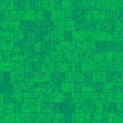 Green texture in brick pattern