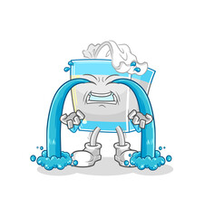 tissue box crying illustration. character vector