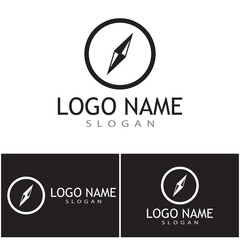 Compass icon Vector Illustration design Logo template