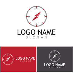 Compass icon Vector Illustration design Logo template