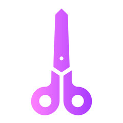 scissors gradient icon