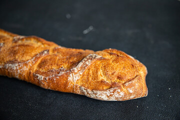 bread baguette fresh healthy meal food snack diet on the table copy space food background rustic top view