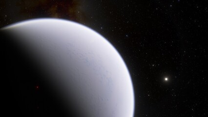 Abstract planets and space background
