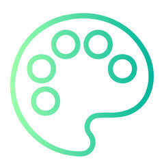 paint palette gradient icon