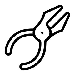 plier line icon