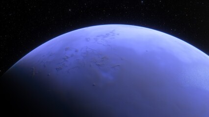 Abstract planets and space background
