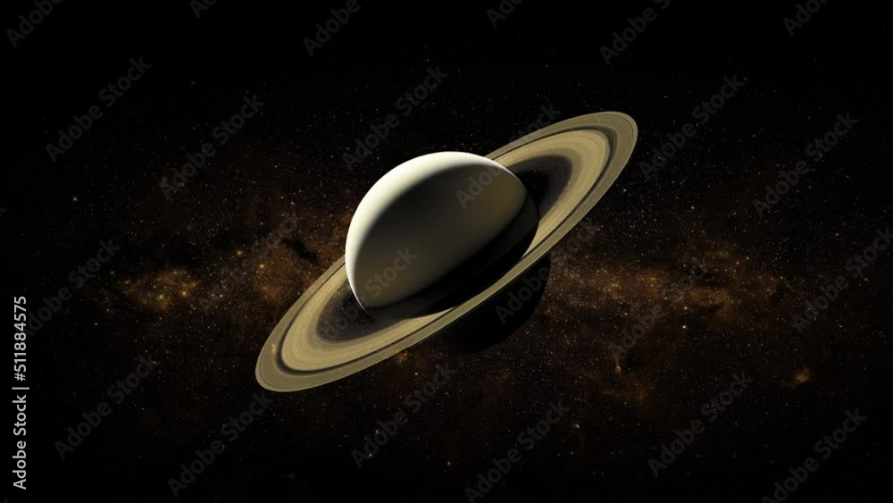 Canvas Prints movement of the rings around saturn elements of this image furnished by nasa.