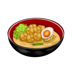 Ramen with Chicken Karaage and Chashu Egg