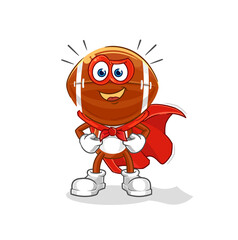 rugby head heroes vector. cartoon character