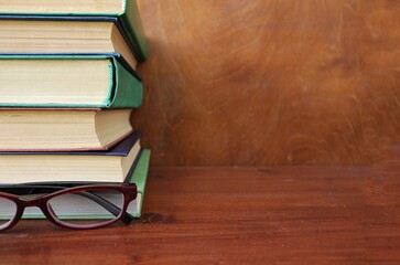 books and glasses