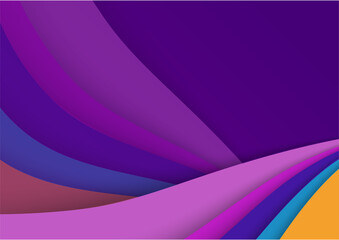 Colorful gradient geometric abstract shape background. Memphis background texture for poster cover design. Minimal color gradient banner template. Modern vector shape for banner, poster, social media