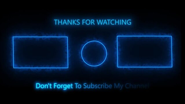 Thanks for watching End Screen outro video end screen or outro video content