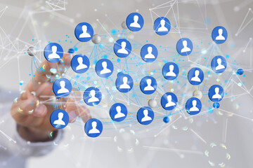 Unity group and teamwork concept digital