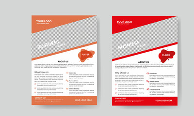 Business flyer, a4 template.