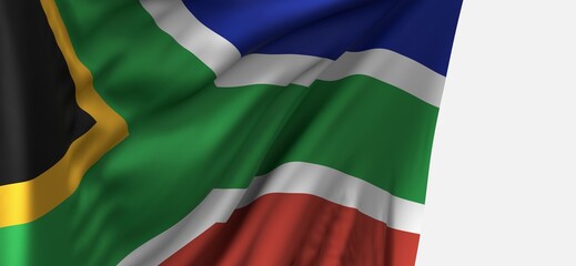 Obraz premium flag of south africa national