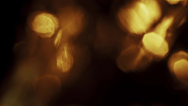 Light Lens glow flare bokeh overlays, burn flame background, stylizing video, transitions. Defocused lamp