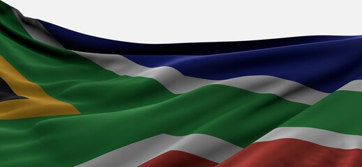 Obraz premium flag of south africa national